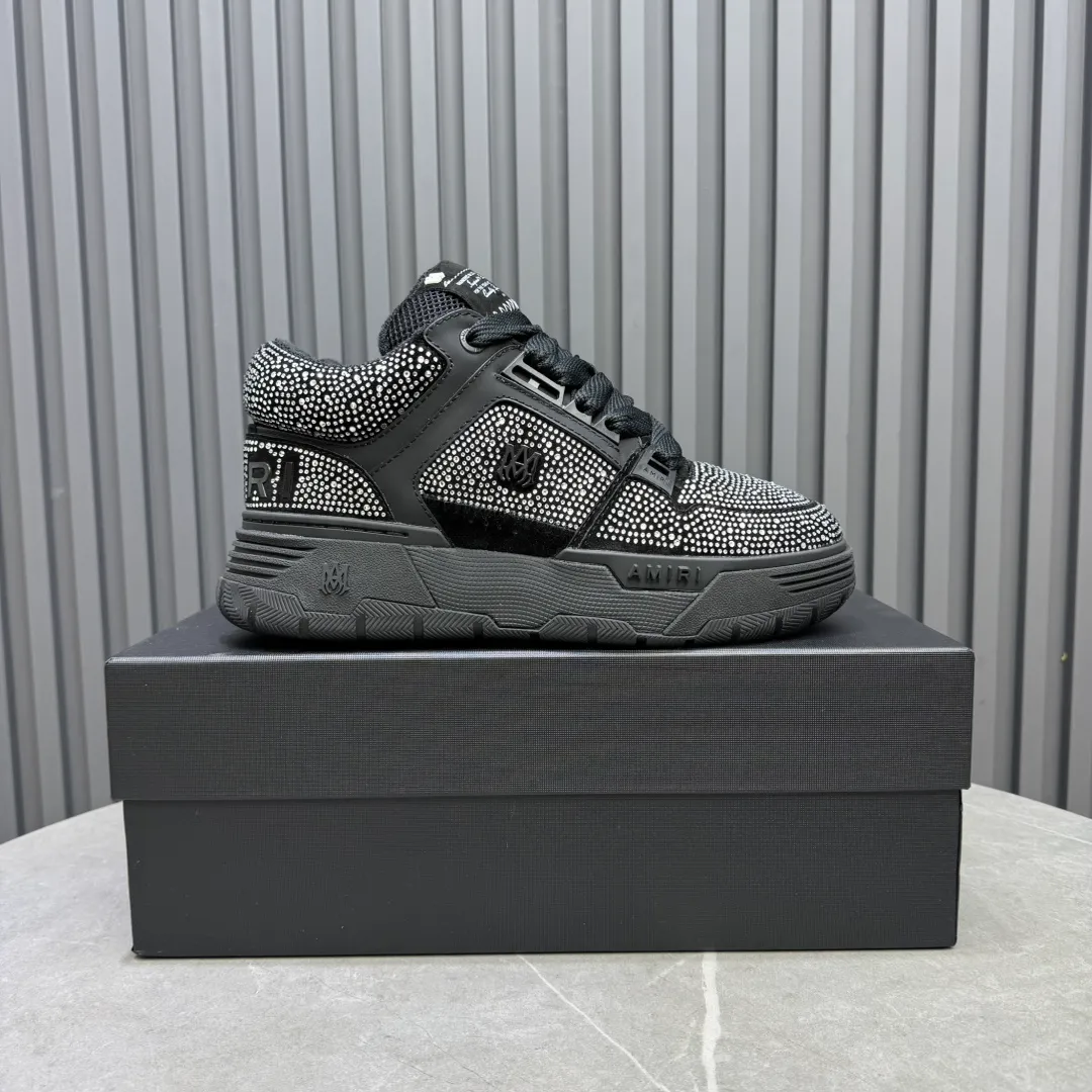 Men's shoes 💰760💰 AMIRI AMIRI fashion brand hot sale 🔥 Available all year round, couples 💑 Official website synchronization Imported fabrics 1⃣️ vs 1⃣️ replica, original factory special original sole, 35-45 (45. non-refundable)